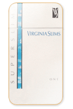 Virginia Slims Super Slims One 100`s Cigarette Pack