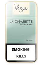 Vogue Super Slims Menthol 100s Cigarette Pack