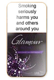 Glamour Secret Release and Refresh (Violet) Cigarettes pack