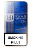 LD Compact 100 Ruby Blue Cigarettes pack