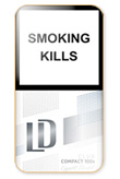 LD Compact 100 Silver Cigarettes pack