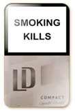 LD Compact Silver Cigarettes pack