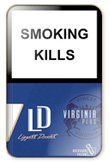 LD Virginia Plus Blue Cigarettes pack