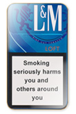 L&M Loft Blue Cigarettes pack