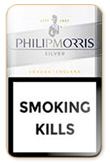 Philip Morris Silver Cigarettes pack