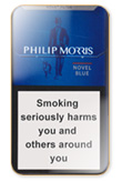 Philip Morris Novel Blue Cigarettes pack