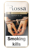 Rossa Super Slim Silver Cigarettes pack