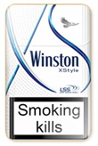 Winston XStyle Blue Cigarettes pack