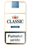 Classic Slims Blue Cigarettes pack