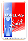 Dallas Lights Cigarettes pack