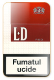 LD Red Cigarettes pack