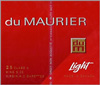 DU MAURIER LIGHT KING     25